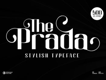 The Prada Modern Stylish Sans Serif Font Yazı Tipi