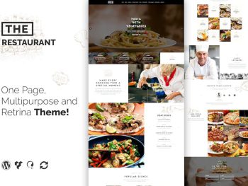 The Restaurant Restauranteur and Catering WP Theme WordPress Teması