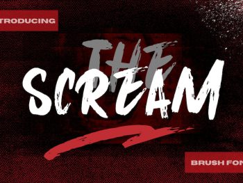 The Scream Yazı Tipi