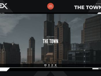 The Town - Responsive Coming Soon Page Yazı Tipi