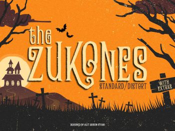 The Zukones Halloween Font Yazı Tipi