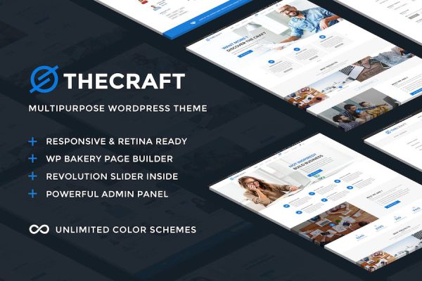 TheCraft - Responsive Multipurpose WordPress Teması