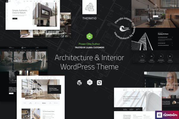 Theratio - Architecture & Interior Design WP Theme WordPress Teması