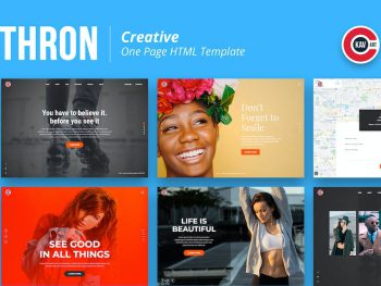 Thron - Creative One Page Template Yazı Tipi