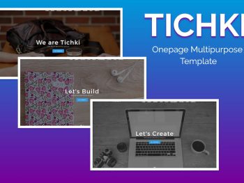Tichki-Onepage Multipurpose Template Yazı Tipi