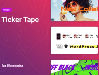 Ticker for Elementor WordPress Eklentisi