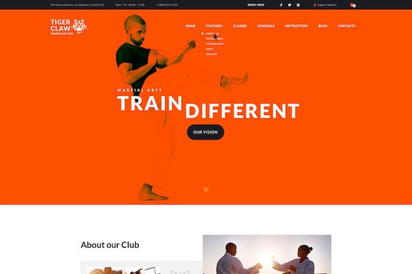 Tiger Claw WordPress Teması