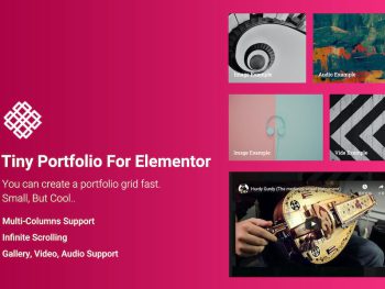 Tiny Portfolio Widget For Elementor WordPress Eklentisi