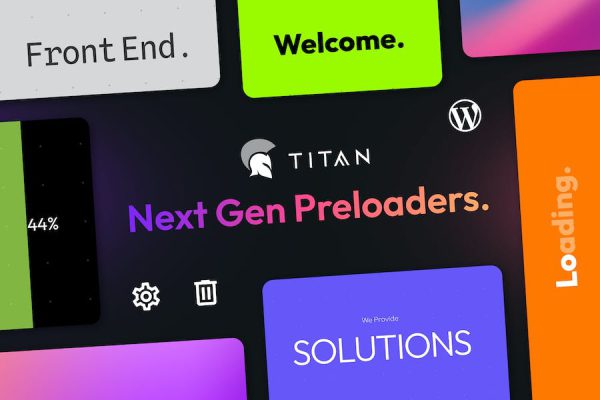 Titan Preloaders & Page Transitions Plugin WordPress Eklentisi