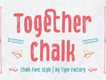 Together Chalk - Chalk Font Style Yazı Tipi