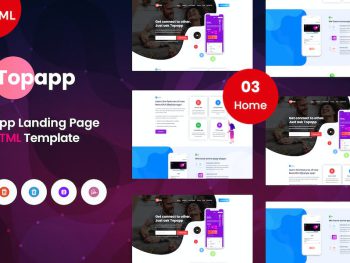 Topapp - App Landing Page Template Yazı Tipi