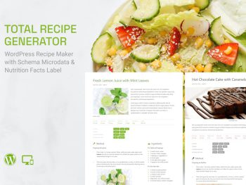 Total Recipe Generator (Recipe Gutenberg Block) WordPress Eklentisi