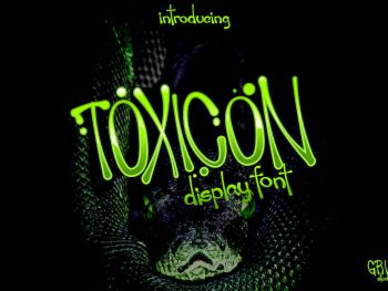 Toxicon Font Yazı Tipi