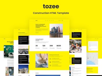 Tozee - Construction HTML Template Yazı Tipi