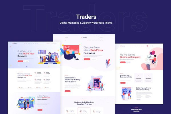 Traders - Digital Marketing & Agency WordPress Teması