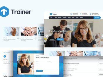 Trainer - Mentor and Coach HTML Template Yazı Tipi