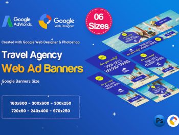Travel Agency Banners Ad D33 - Google Web Design Yazı Tipi