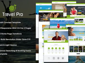 Travel Pro - Tours and Travels Booking Template Yazı Tipi