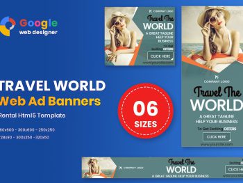 Travel World Banners HTML5 - GWD Yazı Tipi
