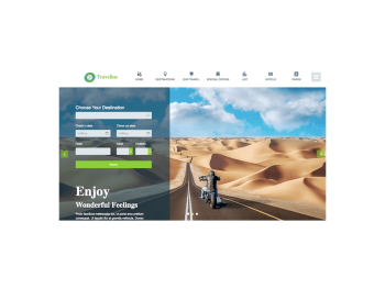 Traveline | Tour & Travel Hotel Booking Template Yazı Tipi