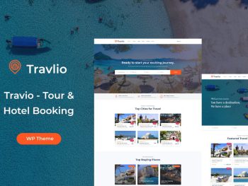 Travlio - Travel Booking WordPress Teması