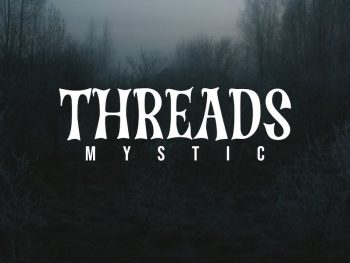 Treads Mystic - Display Font Yazı Tipi