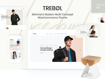 Trebol - Minimal & Modern Multi-Concept WooCommer WordPress Teması