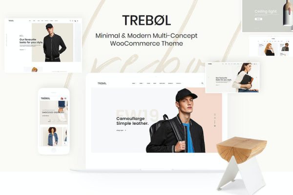 Trebol - Minimal & Modern Multi-Concept WooCommer WordPress Teması