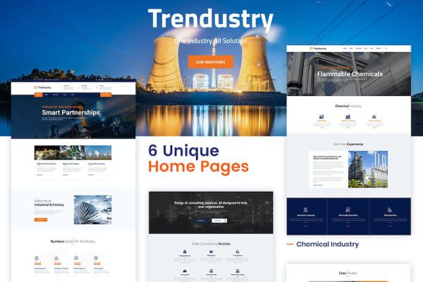 Trendustry - Industrial & Manufacturing WordPress Teması