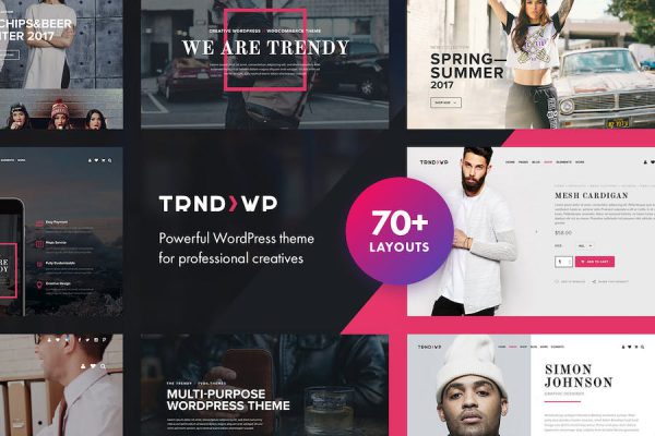 Trendy - Creative Multi-Purpose WordPress Teması