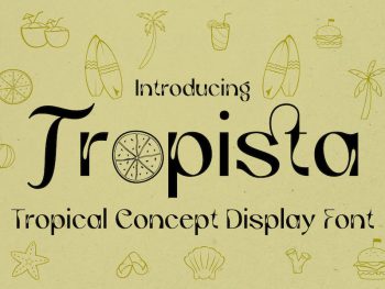 Tropista Tropical Concept Yazı Tipi