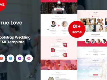 True Love - Bootstrap Wedding Template Yazı Tipi