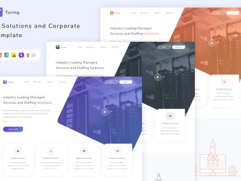 Turing - IT Solutions and Corporate Template Yazı Tipi