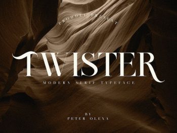 Twister Decorative Serif Yazı Tipi