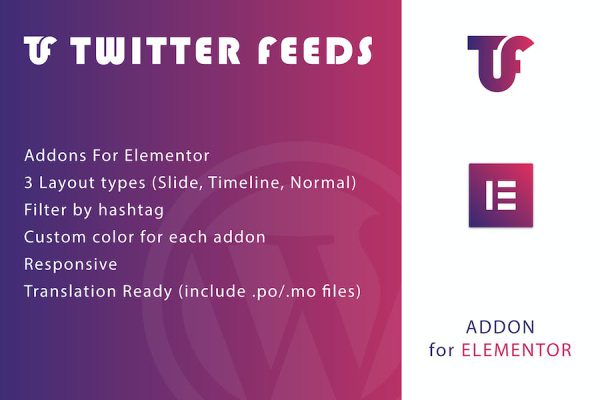 Twitter Feeds for Elementor WordPress Plugin WordPress Eklentisi