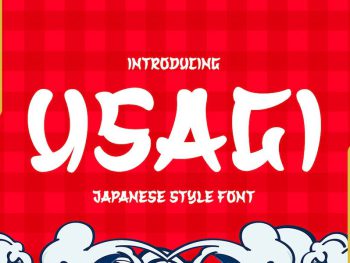 USAGI Faux Japanese Font Yazı Tipi