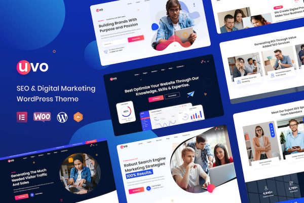 UVO - SEO & Digital Marketing Theme WordPress Teması