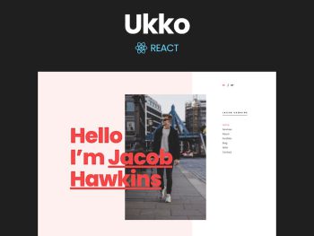 Ukko - React Portfolio Template Yazı Tipi