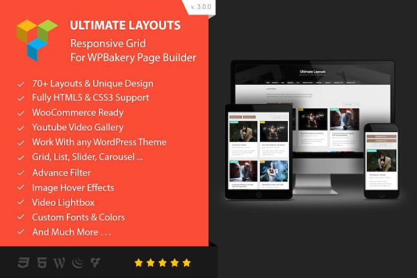 Ultimate Layouts - Addon For WPBakery Page Builder WordPress Eklentisi