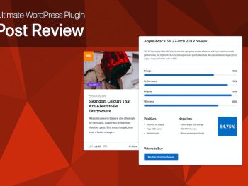 Ultimate Post Review - WordPress Rating/Reviews WordPress Eklentisi