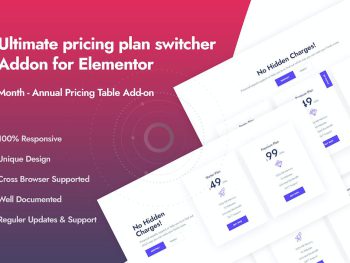 Ultimate Pricing Plan Switcher Addon for Elementor WordPress Eklentisi