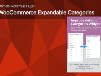 Ultimate WooCommerce Expandable Categories WordPress Eklentisi