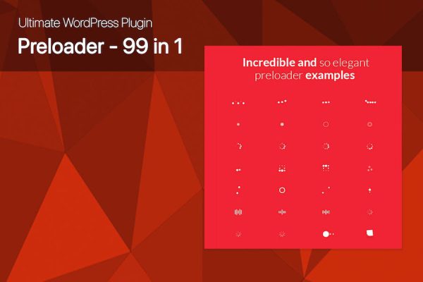 Ultimate WordPress Preloader - 99 CSS3 Preloaders WordPress Eklentisi