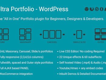 Ultra Portfolio - WordPress WordPress Eklentisi