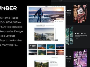 Umber | Photography HTML5 Template Yazı Tipi