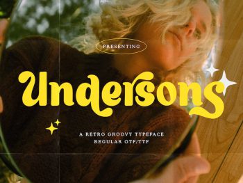 Undersons - A Retro Groovy Typeface Yazı Tipi