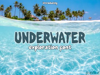 Underwater - Exploration Font Yazı Tipi