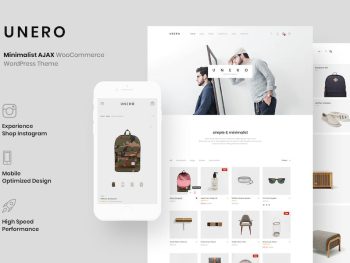 Unero - Minimalist WooCommerce WordPress Teması