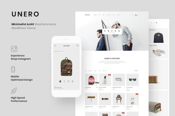 Unero - Minimalist WooCommerce WordPress Teması