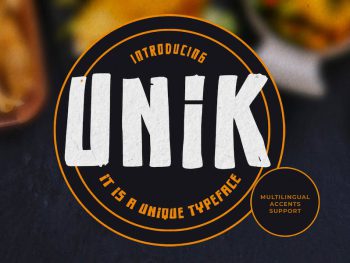 Unik - Unique Font Yazı Tipi